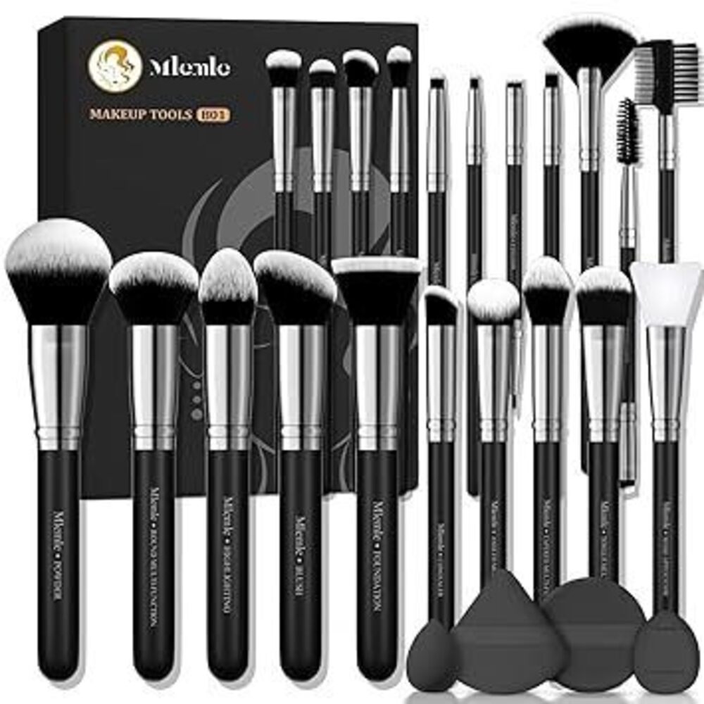 Makeup Brushes Set, Professional 25 Pcs Makeup Kit, Include Foundation Powder